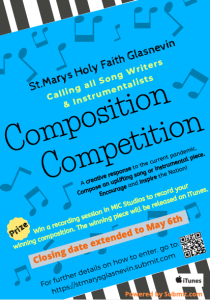 Composition Competition – Closing Date Extended to 6th May!